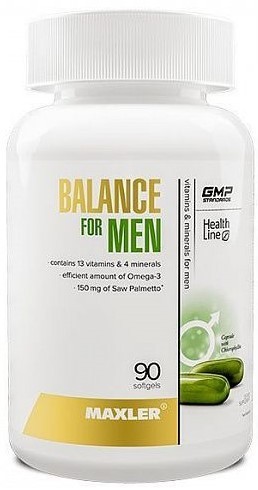 Maxler Balance for Men, 90 капс. — купить по низкой цене